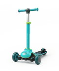 Aigo H1 Neon Three Wheel Light-Up Kids Kick Scooter (Turquoise)  