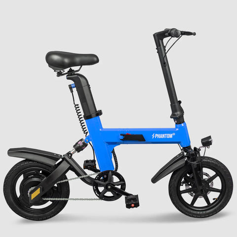 P14 Foldable eBike  (Blue)
