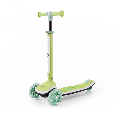 Aigo H3 Aura Three Wheel Light-Up Kids Kick Scooter (Lime Green)
