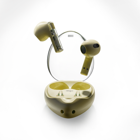 aigo TK03 Bluetooth Earbuds (Yellow)
