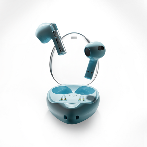 aigo TK03 Bluetooth Earbuds (Blue)
